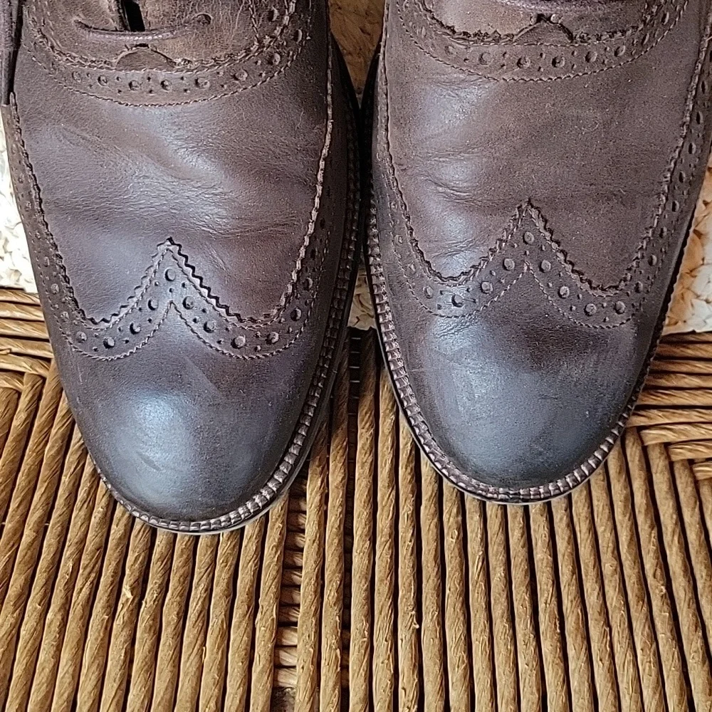 Cole Haan wingtip oxford, brown, size 13M